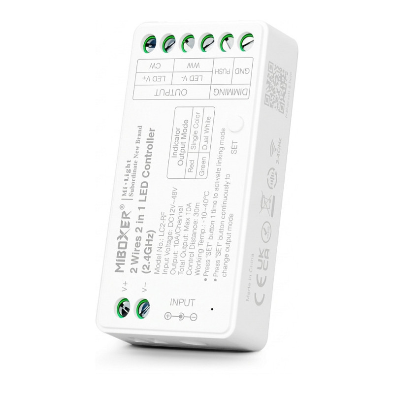 Synergy 21 LED Controller S-Series CCT (2 wires) 2.4G *Milight / Miboxer*