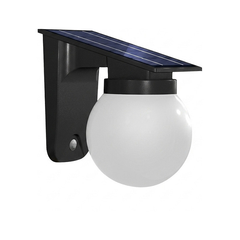 Synergy 21 LED wall battery solar lamp - Ball milky -