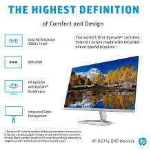 HP M27fq QHD Monitor computer monitor