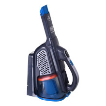 „Black Decker BHHV520BF“ rankinis dulkių siurblys juodas, mėlynas, sidabrinis be maišelio „Black Decker BHHV520BF“ rankinis dulkių siurblys juodas, mėlynas, sidabrinis be maišelio