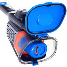 „Black Decker BHHV520BF“ rankinis dulkių siurblys juodas, mėlynas, sidabrinis be maišelio „Black Decker BHHV520BF“ rankinis dulkių siurblys juodas, mėlynas, sidabrinis be maišelio