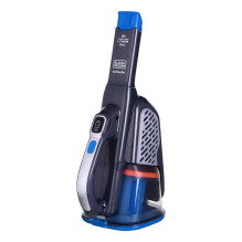 „Black Decker BHHV520BF“ rankinis dulkių siurblys juodas, mėlynas, sidabrinis be maišelio „Black Decker BHHV520BF“ rankinis dulkių siurblys juodas, mėlynas, sidabrinis be maišelio