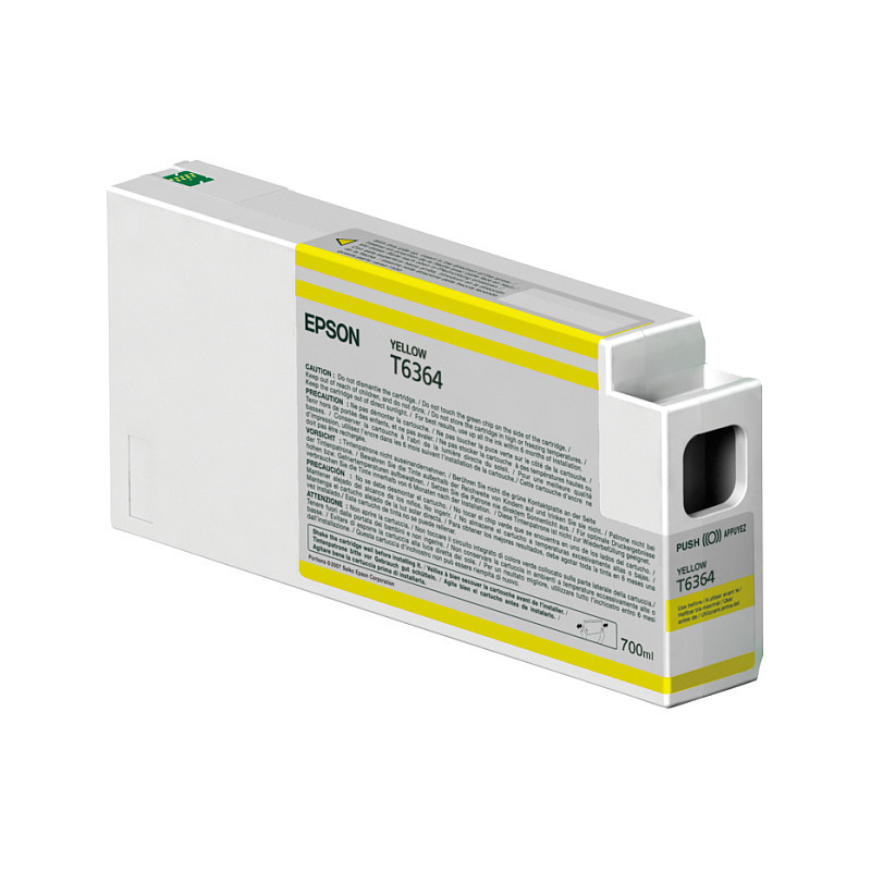 „Epson T636400 UltraChrome HDR“ geltono rašalo kasetė, 700 ml