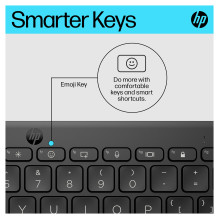 HP 350 BLK Compact Multi-Device keyboard HP 350 BLK Compact Multi-Device keyboard