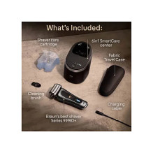 Braun Series 9 Pro+ 9565cc drėgnas ir sausas skutimas Braun Series 9 Pro+ 9565cc drėgnas ir sausas skutimas