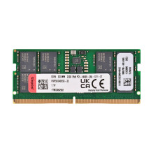 „Kingston Technology KVR56S46BS8-32“ atminties modulis 32 GB, 1 x 32 GB DDR5 5600 MT/s 262 kontaktų SO-DIMM „Kingston Technology KVR56S46BS8-32“ atminties modulis 32 GB, 1 x 32 GB DDR5 5600 MT/s 262 kontaktų SO-DIMM