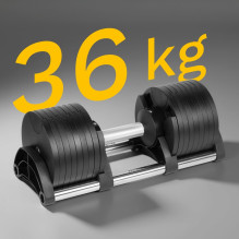 REBEL ACTIVE automatinis ketaus hantelis, 36 kg, 2 kg žingsniai REBEL ACTIVE automatinis ketaus hantelis, 36 kg, 2 kg žingsniai
