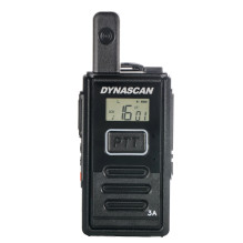 Dynascan 3A 446MHz Portable PMR Radio Station, 0.5W, 16CH, VOX, Black