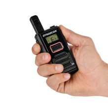 Dynascan 3A 446MHz Portable PMR Radio Station, 0.5W, 16CH, VOX, Black