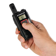 Dynascan 3A 446MHz Portable PMR Radio Station, 0.5W, 16CH, VOX, Black