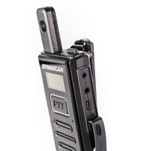 Dynascan 3A 446MHz Portable PMR Radio Station, 0.5W, 16CH, VOX, Black