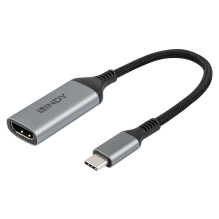 Adapteris - Lindy USB Type C į HDMI 8K60 konverteris, 8K@60Hz, kompaktiškas Adapteris - Lindy USB Type C į HDMI 8K60 konverteris, 8K@60Hz, kompaktiškas