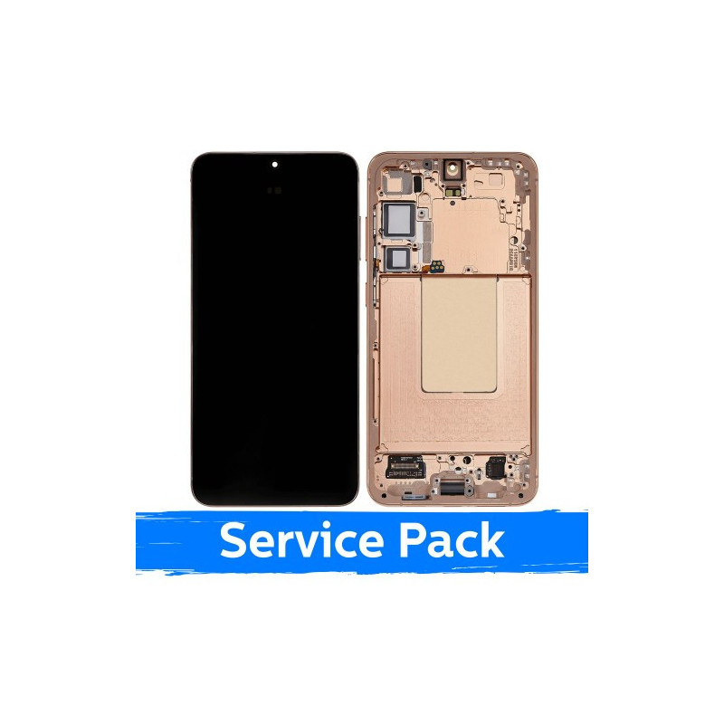 Ekranas skirtas Samsung S926 S24 Plus su rėmeliu / Sandstone Orange / (Service Pack) +INCLUDING BATTERY