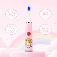 iLike Kids W3 Electric Toothbrush (Battery-Powered) +3 attachments Pink iLike Kids W3 Electric Toothbrush (Battery-Powered) +3 attachments Pink