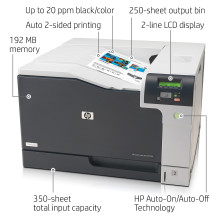 HP Color LaserJet Professional CP5225dn Printer