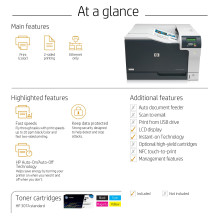 HP Color LaserJet Professional CP5225dn Printer