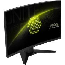 LCD monitorius, MSI, MAG244C, 23,6 colio, žaidimų / išlenktas / berėmės, matinis, VA panelė, 1920x1080, 16:9, 180Hz, 1 m