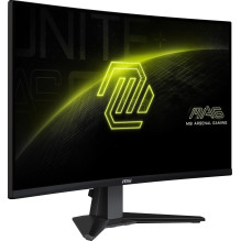 LCD monitorius, MSI, 27 colių, 2560 x 1440 pikselių, „Quad HD“, natūralus kraštinių santykis 16:9, LCD, išlenktas, MAG27