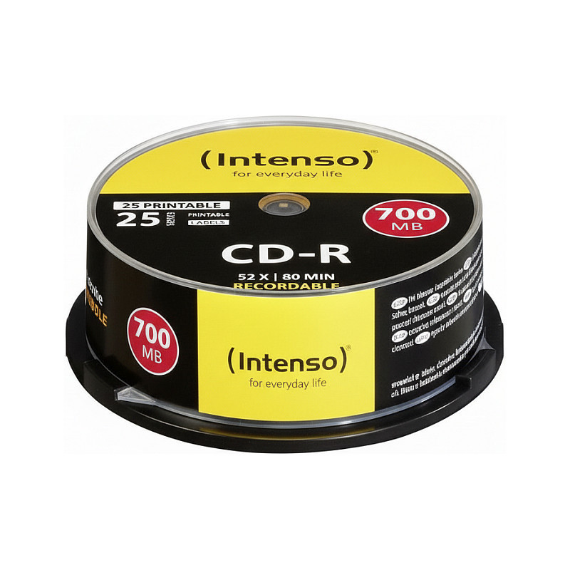 CD-R 700 MB (52fach, 25 Stck)