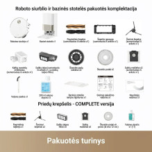 Robotas siurblys Dreame X50 ULTRA - baltas, Complete versija