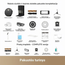 Robot vacuum cleaner Dreame X50 ULTRA - black, Complete version