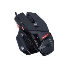 Žaidimų Pelė - Mad Catz R.A.T. 4+ 7200 DPI Optinis Jutiklis Juoda 9 Programuojami Mygtukai Žaidimų Pelė - Mad Catz R.A.T. 4+ 7200 DPI Optinis Jutiklis Juoda 9 Programuojami Mygtukai