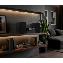 Garso Sistema - JVC UX-E225B Mini Hi-Fi Sistema, CD Grotuvas, Bluetooth, 30W Juoda Garso Sistema - JVC UX-E225B Mini Hi-Fi Sistema, CD Grotuvas, Bluetooth, 30W Juoda