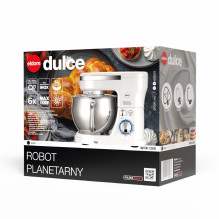 Planetinis Maišytuvas - ELDOM WRK1300 Dulce 1300 W, 5L Dubuo, 6 Greičių Baltas Planetinis Maišytuvas - ELDOM WRK1300 Dulce 1300 W, 5L Dubuo, 6 Greičių Baltas