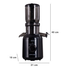 Sulčiaspaudė - ELDOM PJ350 Lėta Sulčiaspaudė Juoda 250W, 60 RPM, 0.5L Sultų Talpa Sulčiaspaudė - ELDOM PJ350 Lėta Sulčiaspaudė Juoda 250W, 60 RPM, 0.5L Sultų Talpa