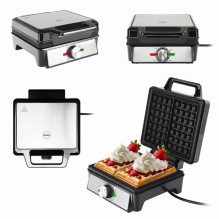 Vaflinė - ELDOM WA1600 WAFLO 1600W, Nelipni, LED Indikatoriai, Juoda Vaflinė - ELDOM WA1600 WAFLO 1600W, Nelipni, LED Indikatoriai, Juoda