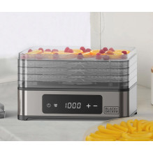 Food Dehydrator - Black+Decker BXDE401E 5 Plates, 35-70 °C, 48 Hour Timer Food Dehydrator - Black+Decker BXDE401E 5 Plates, 35-70 °C, 48 Hour Timer