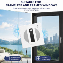 Riff RF-F19-05 Window cleaning robot 4-Nozzle Water Spraying System (1m² in 3.5min)