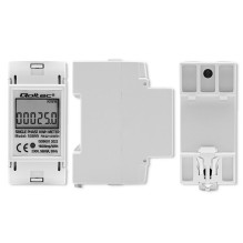 Qoltec 50899 Single phase electronic energy consumption meter , 230 V , LCD , 2P , DIN rail Qoltec 50899 Single phase electronic energy consumption meter , 230 V , LCD , 2P , DIN rail