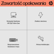 HP 24-cr0334nw AMD Ryzen™ 7 7730U 60.5 cm (23.8") 1920 × 1080 px All-in-One PC 16 GB DDR4-SDRAM 512 GB SSD Free DOS