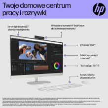 HP 27-cr0224nw Intel® Core™ i5 i5-1335U 68.6 cm (27") 1920 × 1080 px All-in-One PC 16 GB DDR4-SDRAM 512 GB SSD Free