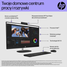HP 27-cr0224nw Intel® Core™ i5 i5-1335U 68.6 cm (27") 1920 × 1080 px All-in-One PC 16 GB DDR4-SDRAM 512 GB SSD Free