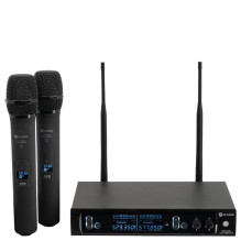 Mikrofono Sistema - Prodipe M850 DSP Duo UHF F5, 2 Rankiniai Mikrofonai, 60m Diapazonas Mikrofono Sistema - Prodipe M850 DSP Duo UHF F5, 2 Rankiniai Mikrofonai, 60m Diapazonas