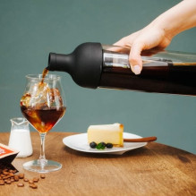 Virtuvės Gėrimų Butelis - HARIO 750ml Šalto Alaus Butelis Su Integruotu Filtru, BPA Nemok glass, Juodas Virtuvės Gėrimų Butelis - HARIO 750ml Šalto Alaus Butelis Su Integruotu Filtru, BPA Nemok glass, Juodas