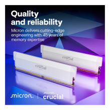 16GB Crucial Pro Overclocking Edition Module - DIMM 288-PIN 6400 MHz / PC5-51200 - CL38 - 1.35 V - unbuffered - non-ECC 16GB Crucial Pro Overclocking Edition Module - DIMM 288-PIN 6400 MHz / PC5-51200 - CL38 - 1.35 V - unbuffered - non-ECC