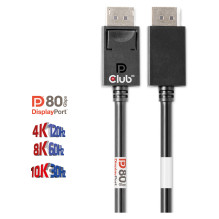 Club3D DP-Kabel 2.1 DP80 zertifiziert 1.2m 10K / 8K / 4K St / St retail Club3D DP-Kabel 2.1 DP80 zertifiziert 1.2m 10K / 8K / 4K St / St retail