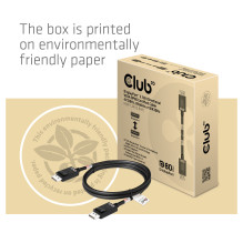 Club3D DP-Kabel 2.1 DP80 zertifiziert 1.2m 10K / 8K / 4K St / St retail Club3D DP-Kabel 2.1 DP80 zertifiziert 1.2m 10K / 8K / 4K St / St retail