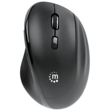 MANHATTAN Ergonomische Funkmaus USB-A / C 6 Tasten + Mausrad