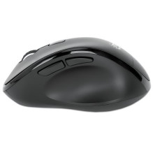 MANHATTAN Ergonomische Funkmaus USB-A / C 6 Tasten + Mausrad