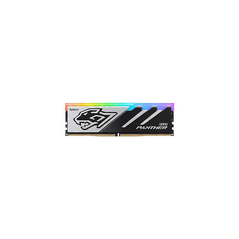 16 GB „Apacer DIMM Panther RGB 5600MHz“ (juoda / sidabrinė)