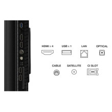 TCL P81K 55P81K TV 139,7 cm (55") 4K Ultra HD Smart TV Wi-Fi Metallic 350 cd / m²