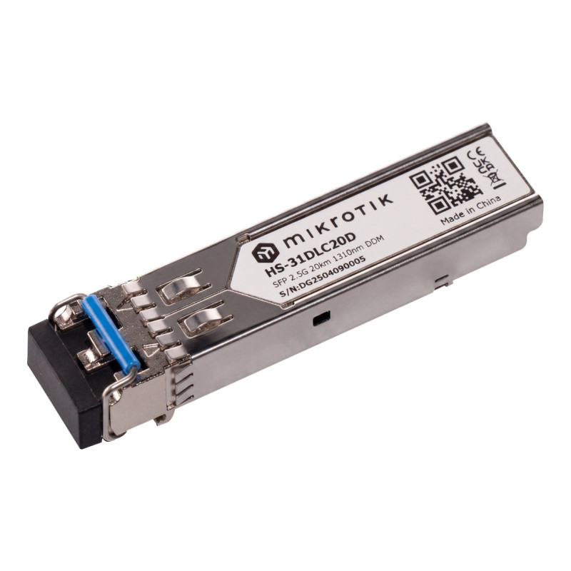 MIKROTIK Industrial-grade 1G / 2.5G SFP module, 20 km, single mode