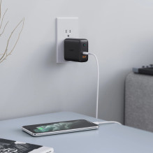 Išorinis Įkroviklis - Aukey PA-D2 36W Juoda Išorinis Įkroviklis - Aukey PA-D2 36W Juoda