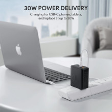 Išorinis Įkroviklis - Aukey PA-D2 36W Juoda Išorinis Įkroviklis - Aukey PA-D2 36W Juoda