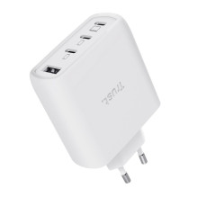 Įkroviklis - Trust Maxo 65W Universalus AC Greitas Įkroviklis Su 3 USB-C Prievadais Ir 1 USB-A Prievadu Baltas Įkroviklis - Trust Maxo 65W Universalus AC Greitas Įkroviklis Su 3 USB-C Prievadais Ir 1 USB-A Prievadu Baltas