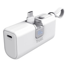 Energijos Bankas - Trust Pacto 5000 mAh, 3.1 A Išėjimas, USB-C, Balta Energijos Bankas - Trust Pacto 5000 mAh, 3.1 A Išėjimas, USB-C, Balta